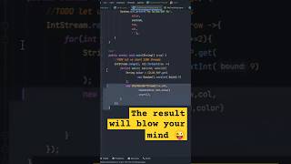 This code output should impress you #coding #shorts