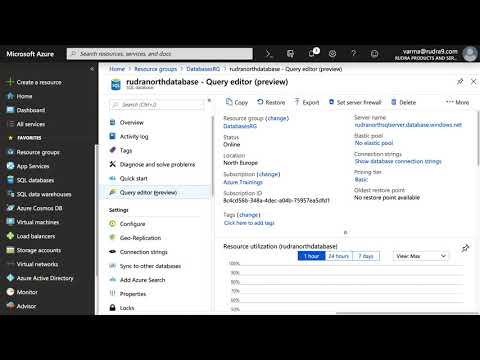 Lab demo: Configuration of firewall rules & Active geo replication