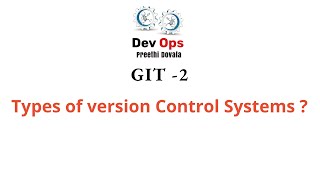 types of version control systems