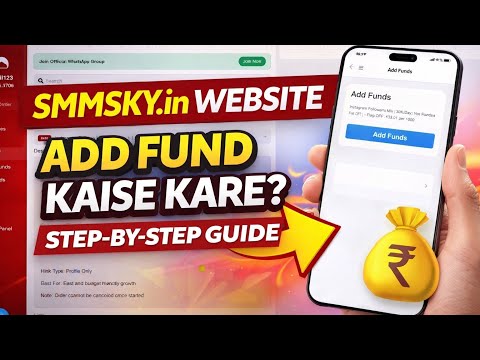 SMMSKY Website Par Add Funds Kaise Kare? | Step-by-Step Guide (2026)