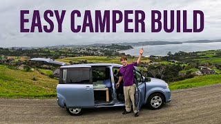 The ULTIMATE Tiny Camper: Toyota Sienta Vanlife Conversion!