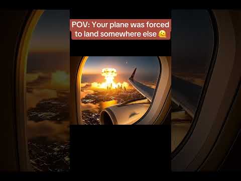 😕holiday didn’t start well … #explosion #planecrash #plane #holiday #atomicbomb #aishorts #wtf