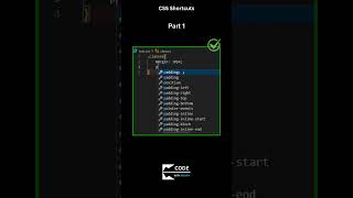 CSS Shortcuts part 1 #css #easycoding