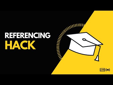 What Do You Need To Create A Reference in 30 seconds!
