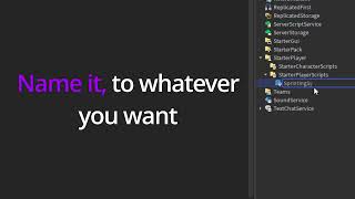 How to make a Sprint System! ROBLOX STUDIO