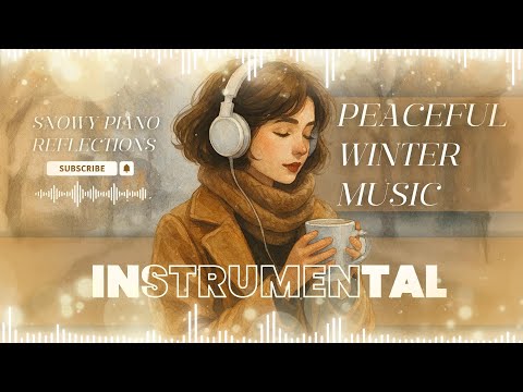 Snowy Piano Reflections – Peaceful Winter Music for Quiet Moments 2-Hour– Melody Folder