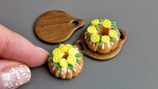 Lemon cake🍋🍋🍋Polymer clay Fimo\DIY\Tutorial