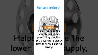 Sewing kit essentials: bobbins￼. #sewingkit #sewingforbeginners #learnhowtosew #learntosew