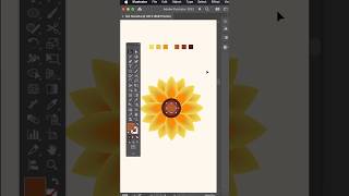 How To Create 3D Flower In Illustrator  #adobeillustratortipsandtricks #howtocreatelogo #viralshorts