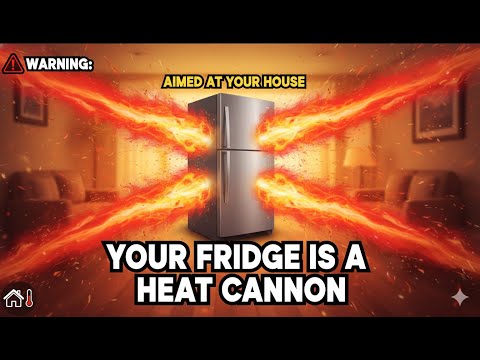 🧊🔥 Your Fridge Is a Heat Cannon Aimed at Your House