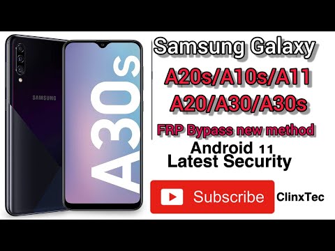 All Samsung Android 11 and 10 frp bypass latest security💯/ SamsungA30sFrp Bypass