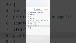 if-else statement example|| c programme