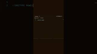 Basic HTML Structure | HTML Boilerplate for Beginners #Shorts #viral