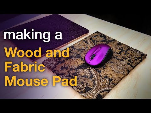 DIY Mouse Pad with Fabric