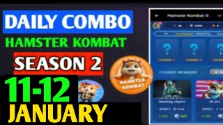 Hamster Kombat Game Dev Daily Combo | 11 January Hamster Kombat Daily Combo | Hamster Daily Combo