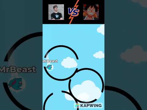 Mr Beast VS Luffy #shorts