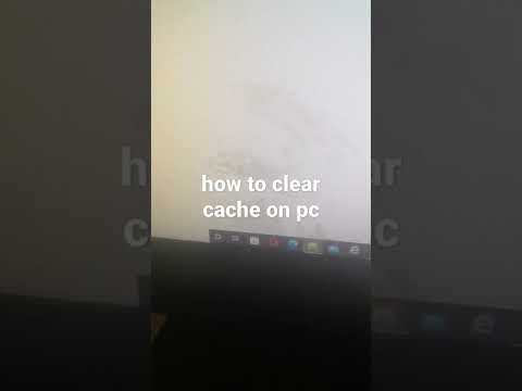 how to clear cache on pc
