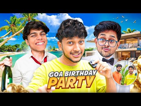 GOA BIRTHDAY PARTY VLOG!🔥 @adarshuc  @theRachitroo ​⁠