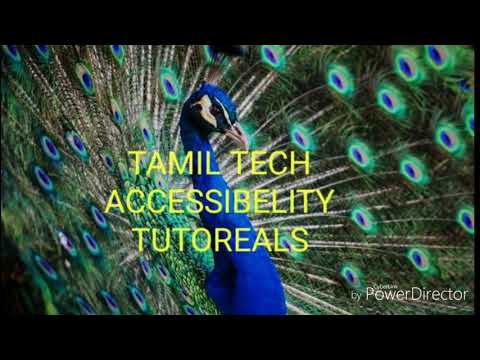 How to use and read fs reader in tamil Tech accessibility tutorials