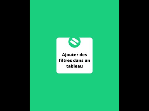 Facilite ton quotidien avec les filtres sur Excel !