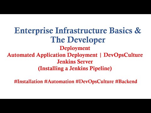 Automated (Modern) Application Deployment - Jenkins Server, Pt 2.