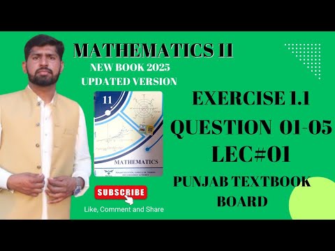 Class 11 Math Ex 1.1 Q1–Q5 | New Syllabus 2025 | Complex Numbers | Part 1