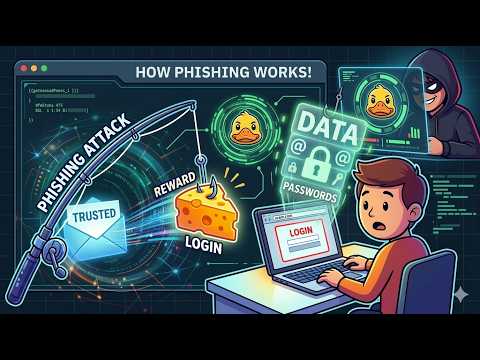 One Fake Email Can Hack You — Phishing Explained ( Part one )🔥