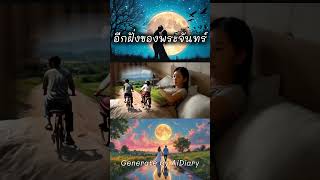 อีกฝั่งของพระจันทร์ - mv generate by AiDiary #AiDiary #videoai #เพลง #อีกฝั่งของพระจันทร์