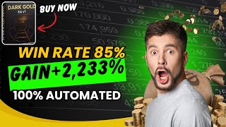 This AI Scalping EA Turned $100 into $1,820! 🤯 Dark Gold EA Review