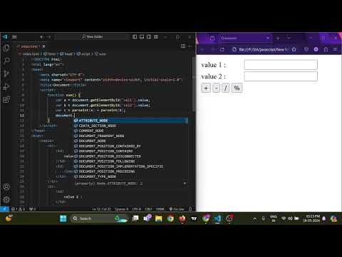 Simple Calculator Program in Javascript for begineer Students