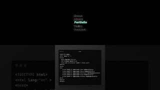 HTML Animated Menu #webleb #code #coding #developer #frontend #html #javascript