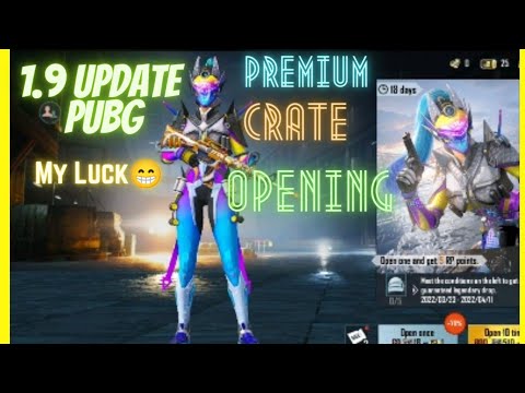 New Premium Crate Opening PUBG 1.9 Update | Mythic+Bagpack
