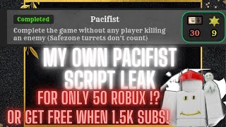 [ITS NOW FREE ] MY OWN SCRIPT IN DEAD RAILS pacifist CHALLENGE!!