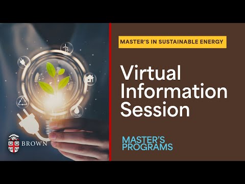 Sustainable Energy | Virtual Information Session | September 16, 2025