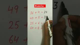 Puzzle||reasoning #funwithmath #logicalreasoning #reasoning #math #shorts