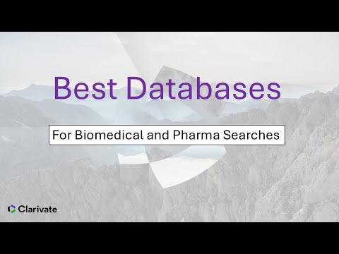 Best Databases for Biomedical and Pharma Searches