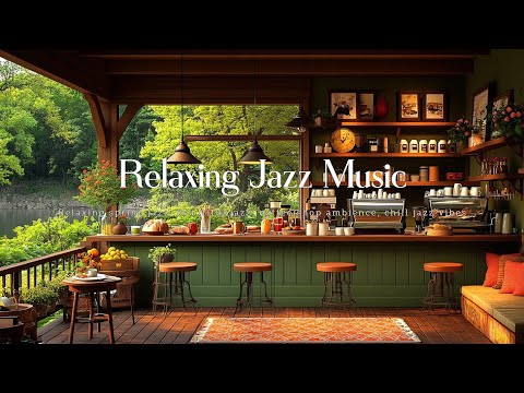 Chill Jazz Vibes: Beautiful Spring Coffee Shop Ambience for Relaxation
