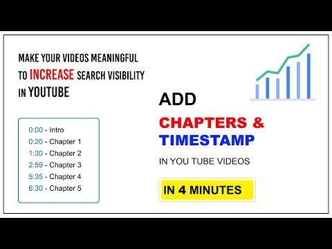 How to Add Chapters to Your Videos Using Timecodes, Learn Timestamp in YouTube Video