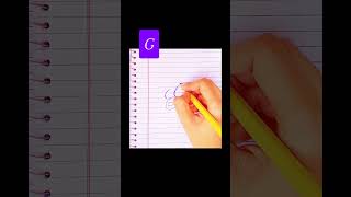 G #alphabetwritting #art #viralshort #calligraphicalphabets #calligraphy #calligraphicalphabets