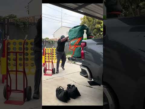 At the garage loading up ￼