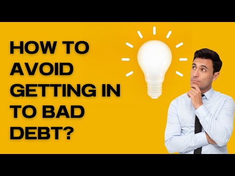 How to avoid getting into bad debt?
