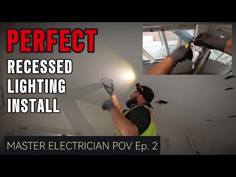 Recessed Lighting Install | Master Electrician POV Vlog Ep. 2