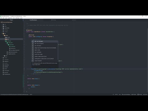 Language Server for Apache Camel In Atom Editor