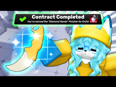 I unlocked *DIAMOND HANDS* On The Knife