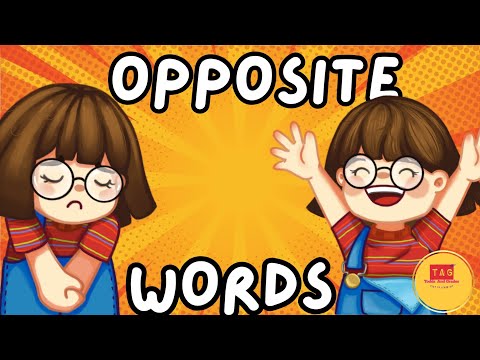 Opposite Words for kids| Learn the opposite words for Preschool#educational