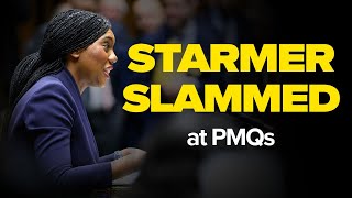 Kemi Badenoch leaves Keir Starmer stuttering at PMQs