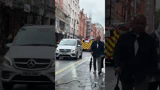 Emergency in Central London - Fire Brigade on the Move 🚒 | Stay Informed, Subscribe Now