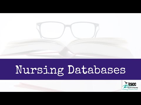 Nursing Databases