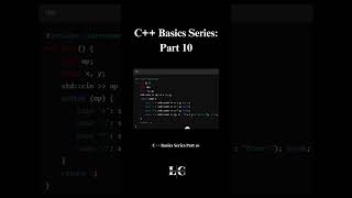 C++ Basics Series Part 10: Simple Calculator 🔢