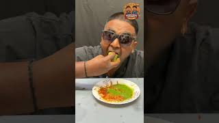 One Bite Spicy Green Samosa Challenge 🌶️